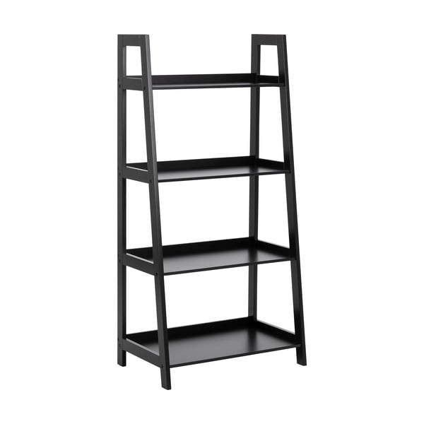 Czarny regał Actona Wally, wys. 130 cm-image-2