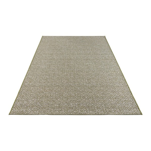 Zielony dywan odpowiedni na zewnątrz Elle Decoration Bloom Croix, 140x200 cm-image-3