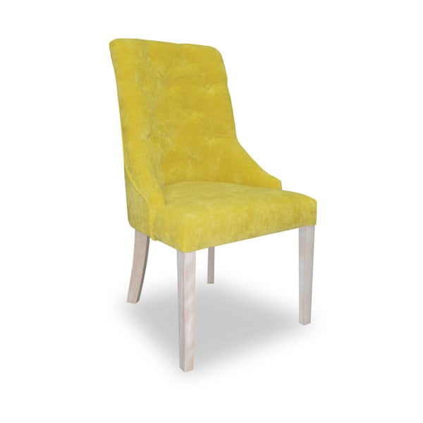 Żółte krzesło Massive Home Marta