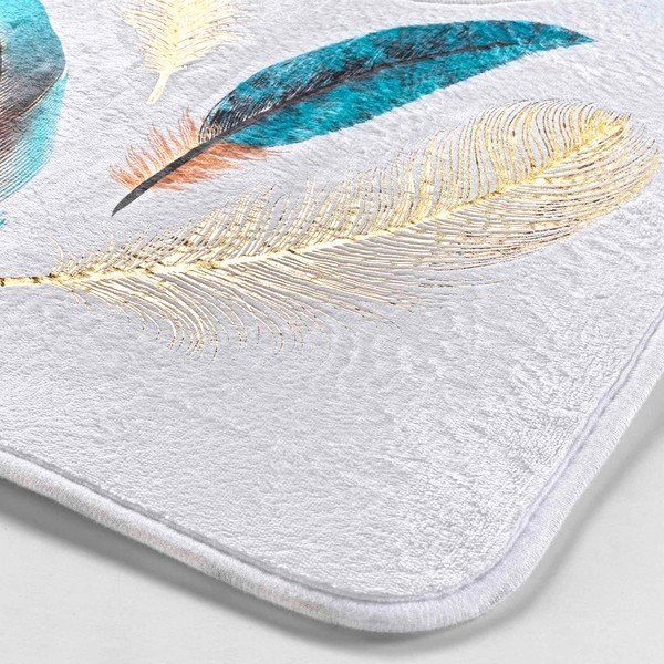 Biały dywanik łazienkowy do WC 45x45 cm Plumiss – douceur d'intérieur-image-2