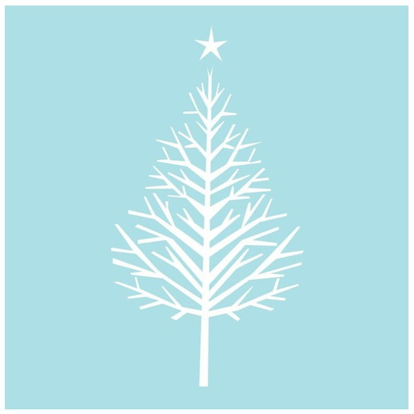 Naklejka White Nude Chritmas tree-image-1