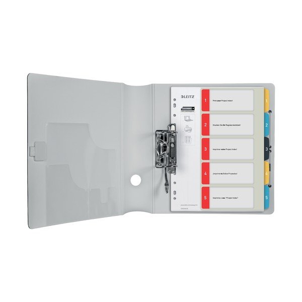 Zestaw 5 przekładek numerycznych z 5 etykietami Leitz, A4-image-2