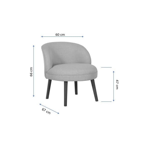 Beżowy fotel Nice – Artie-image-4