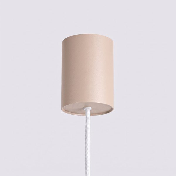 Szarobrązowa aluminiowa lampa wisząca Gleam – Sollux-image-4