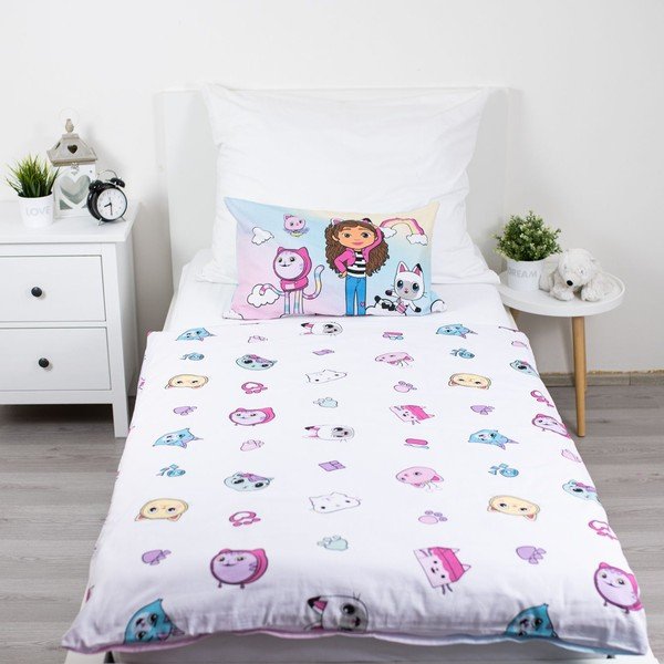 Bawełniana pościel dziecięca do łóżeczka 100x135 cm Gabby's Dollhouse "Sugar Dream" – Jerry Fabrics-image-3