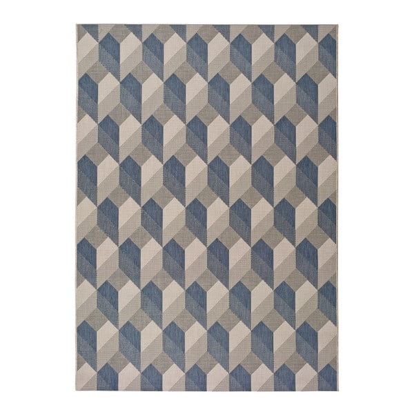 Beżowo-niebieski dywan odpowiedni na zewnątrz Universal Silvana Miratta, 80x150 cm