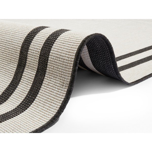 Czarno-kremowy dywan odpowiedni na zewnątrz NORTHRUGS Manito, 200x290 cm-image-1