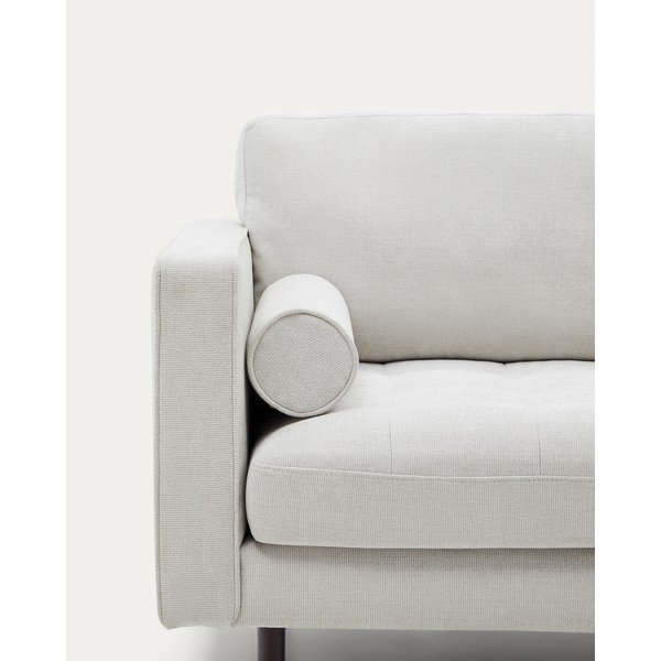 Szarobeżowa sofa  z tkaniny szenilowej 222 cm Debra – Kave Home-image-4