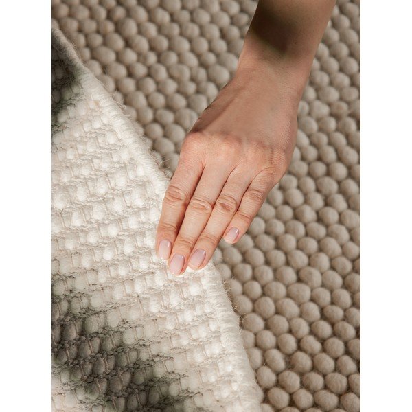 Beżowy wełniany okrągły dywan tkany ręcznie ø 200 cm Richmond Diana – Ted Baker-image-4