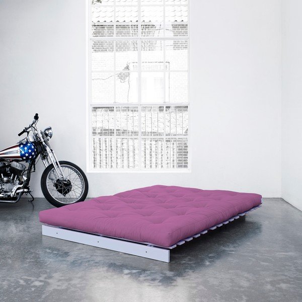 Sofa rozkładana Karup Roots White/Taffy Pink-image-2