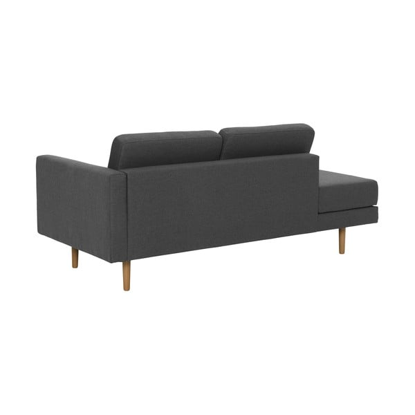 Antracytowy regulowany szezlong Max Winzer Ivo, prawostronny-image-4