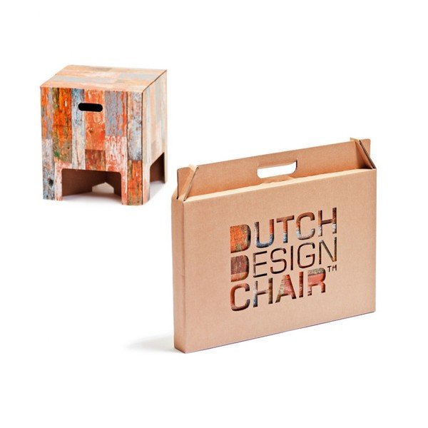 Taboret Dutch Design Chair Scrapwood-image-2