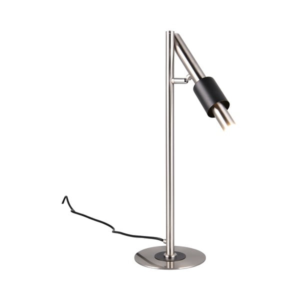 Lampa stołowa LED w czarno-srebrnym kolorze (wysokość 50 cm) Ikaris – Trio Select-image-2