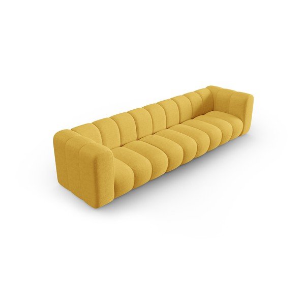 Żółta sofa 318 cm Lupine – Micadoni Home-image-3