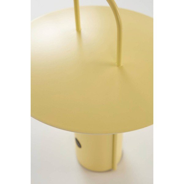 Żółta metalowa lampa stołowa LED ze ściemniaczem (wysokość 24 cm) Venna – Jotex-image-2