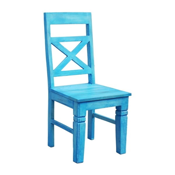 Niebieskie krzesło z drewna wtórnego SOB Atlantic