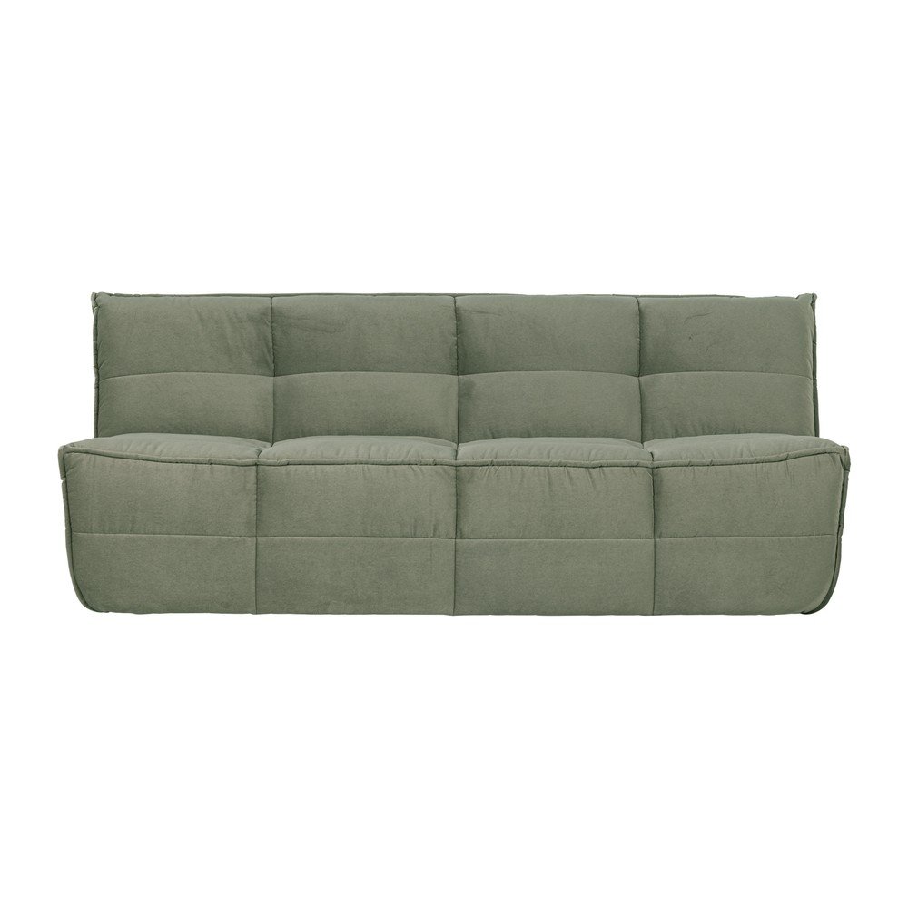 Zielona aksamitna sofa 204 cm Cluster – vtwonen