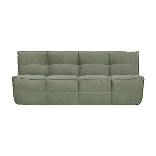 Zielona aksamitna sofa 204 cm Cluster – vtwonen