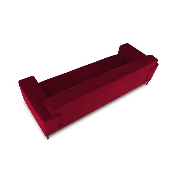 Czerwona aksamitna sofa Cosmopolitan Design Siena-image-4