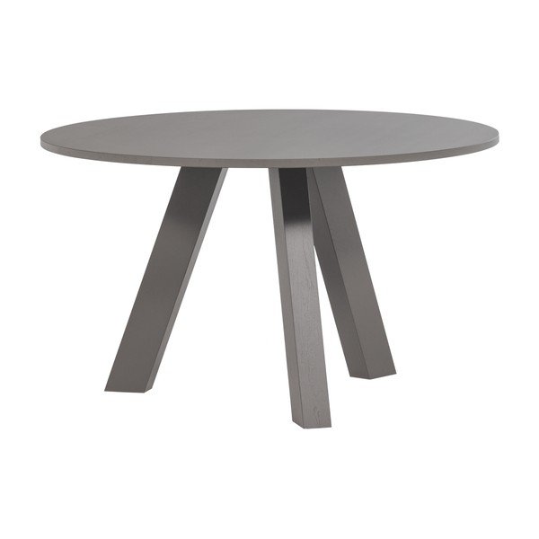 Okrągły stół z litego drewna dębowego ø 129 cm Rhonda – WOOOD-image-2