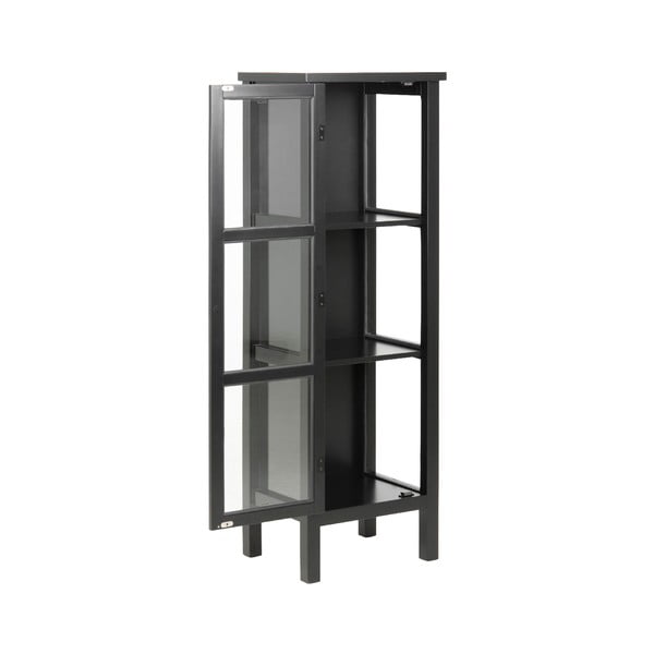 Czarna witryna Actona Eton, wys. 136,5 cm-image-2