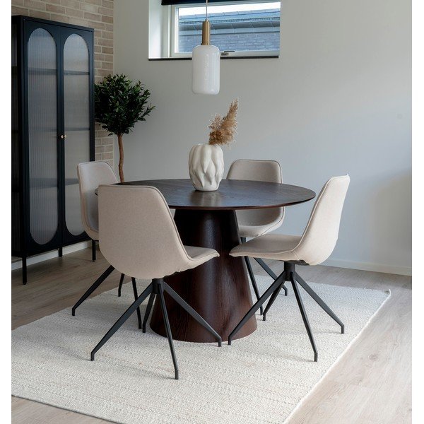 Beżowe krzesła zestaw 2 szt. Monaco – House Nordic-image-1