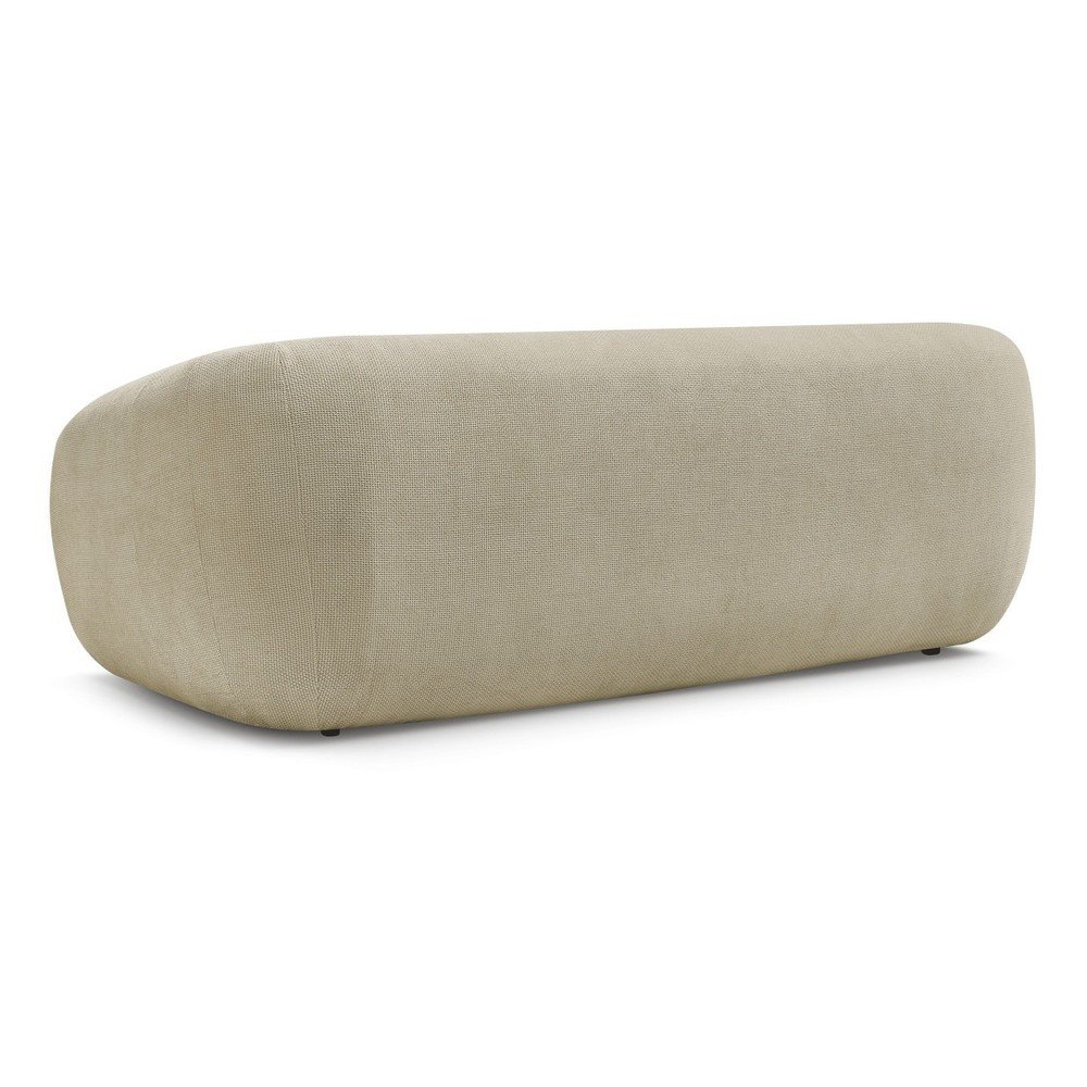 Szarobrązowa rozkładana sofa z tkaniny szenilowej 228 cm Neyo – Bobochic Paris (zdjęcie 10)