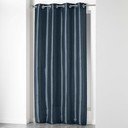 Ciemnoniebieska zasłona z mikrosatyny 140x240 cm Shana – douceur d'intérieur