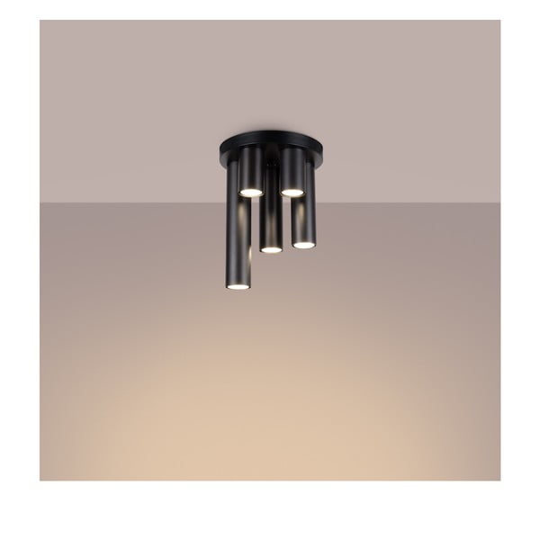 Czarna lampa sufitowa Castro – Sollux-image-1