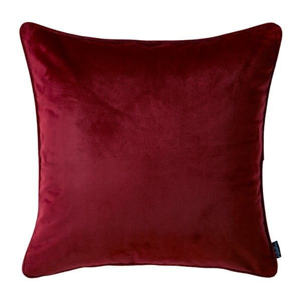 Ciemnoczerwona poszewka na poduszkę Apolena Velvet, 45x45 cm