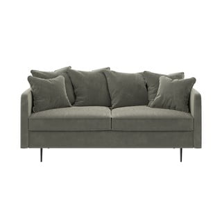 Beżowa aksamitna sofa Ghado Esme, 176 cm