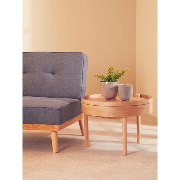 Okrągły stolik w dekorze sosny ø 60 cm Viborg – Premier Housewares-image-4