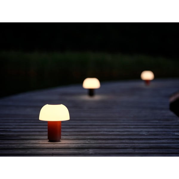 Pomarańczowa aluminiowa lampa stołowa LED ze ściemniaczem (wysokość 22 cm) Harvest – Zone-image-1