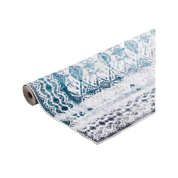 Jasnoniebieski dywan Floorita Kilim, 80x150 cm-image-3
