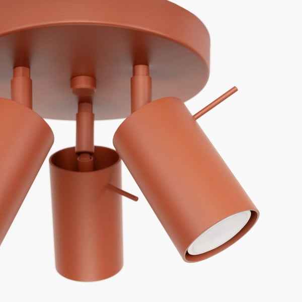 Ceglasta lampa punktowa Etna – Sollux-image-3