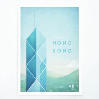 Plakat Travelposter Hong Kong, 30 x 40 cm