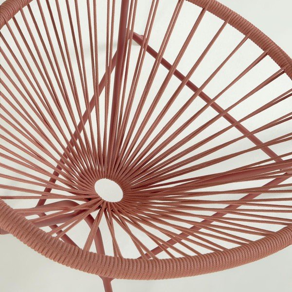 Krzesło ogrodowe z plecionką w kolorze terakoty Kave Home Samantha-image-4