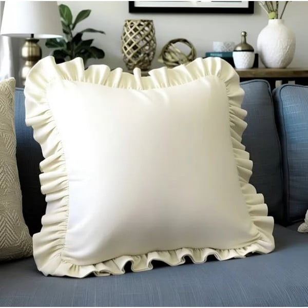 Poszewka na poduszkę z mieszanki bawełny 40x40 cm Ruffled – Mila Home-image-3