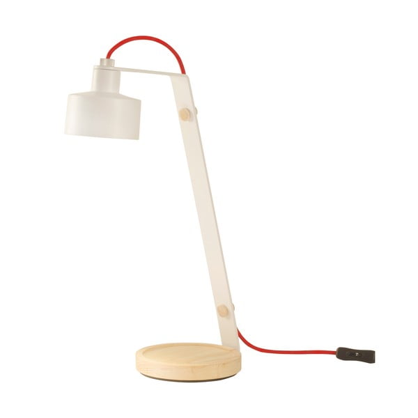 Lampa stołowa (LED) Jazz white/red