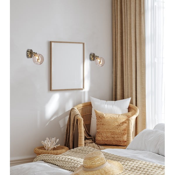 Kinkiet w kolorze brązu ø 10 cm Rodia – Candellux Lighting-image-1