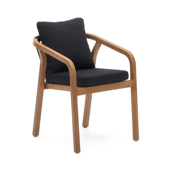 Czarno-naturalne krzesła zestaw 4 szt. Malaret – Kave Home
