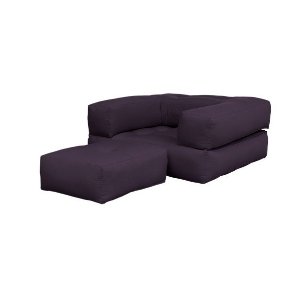 Fotel rozkładany Karup Cube Purple-image-3