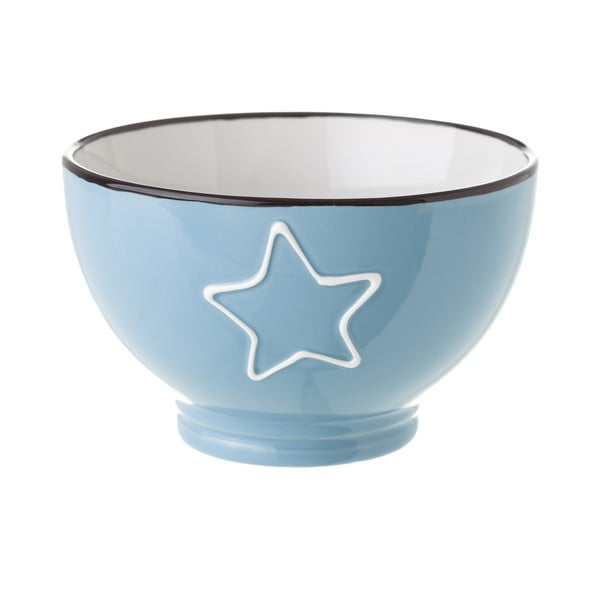 Niebieska misa ceramiczna Unimasa Star, 580 ml
