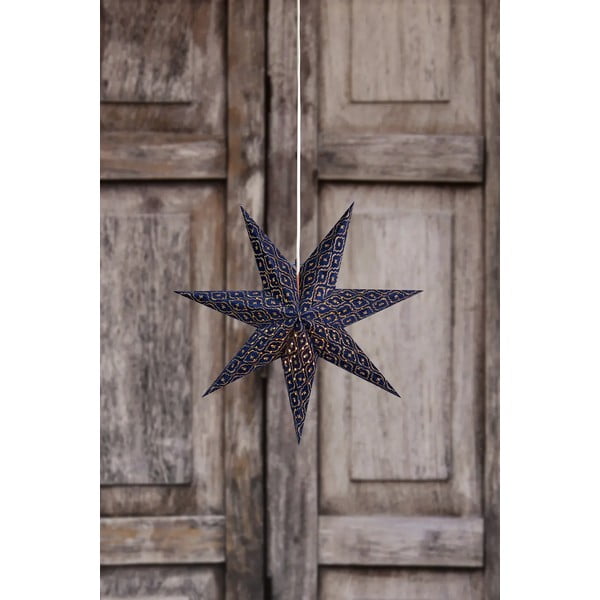 Ciemnoniebieska świąteczna wisząca dekoracja świetlna Baroque – Markslöjd-image-3