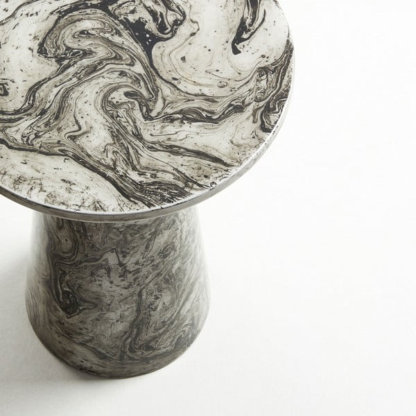 Szary stolik Kave Home Kesbury, wys. 46 cm-image-3