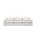Biała lniana sofa 340 cm Nora – Kave Home