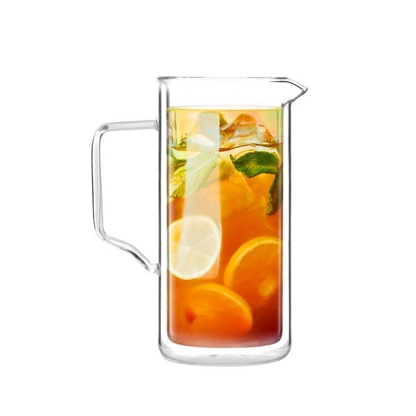 Dzbanek ze szkła borokrzemowego z podwójnymi ściankami Vialli Design, 1 l-image-2