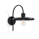 Czarny kinkiet ø 27 cm Nuvira – Kave Home