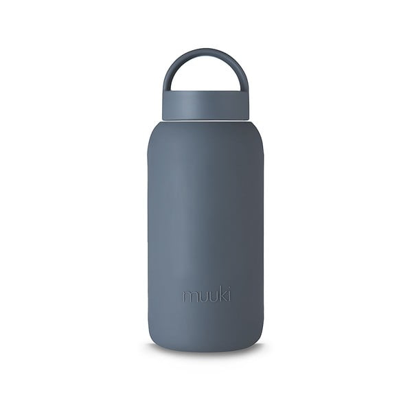 Ciemnoszara butelka podróżna 720 ml Smoke Grey – Muuki-image-2