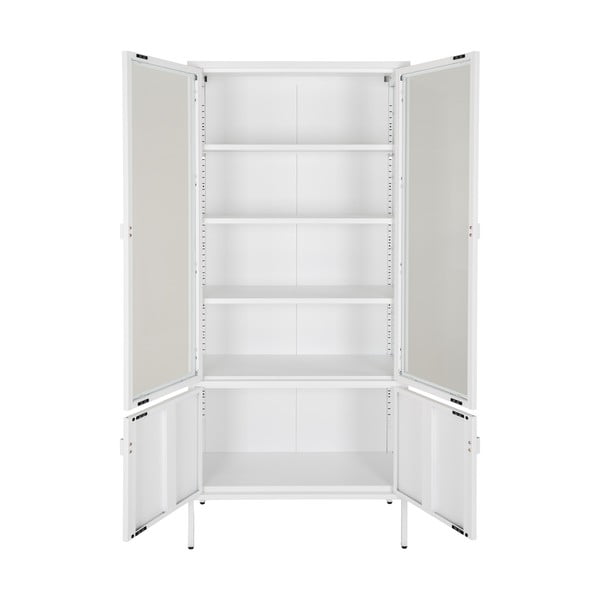 Biała metalowa witryna 80x180 cm Brisbane – House Nordic-image-2